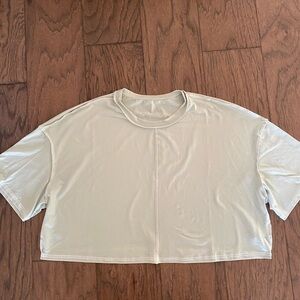 Shein Sage Green Crop Top